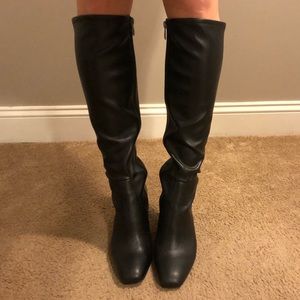 Franco Sarto Knee High Heeled Boots